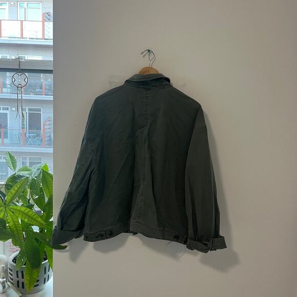 Gap Green Military Jacket Size XL - Picture 4 of 4
